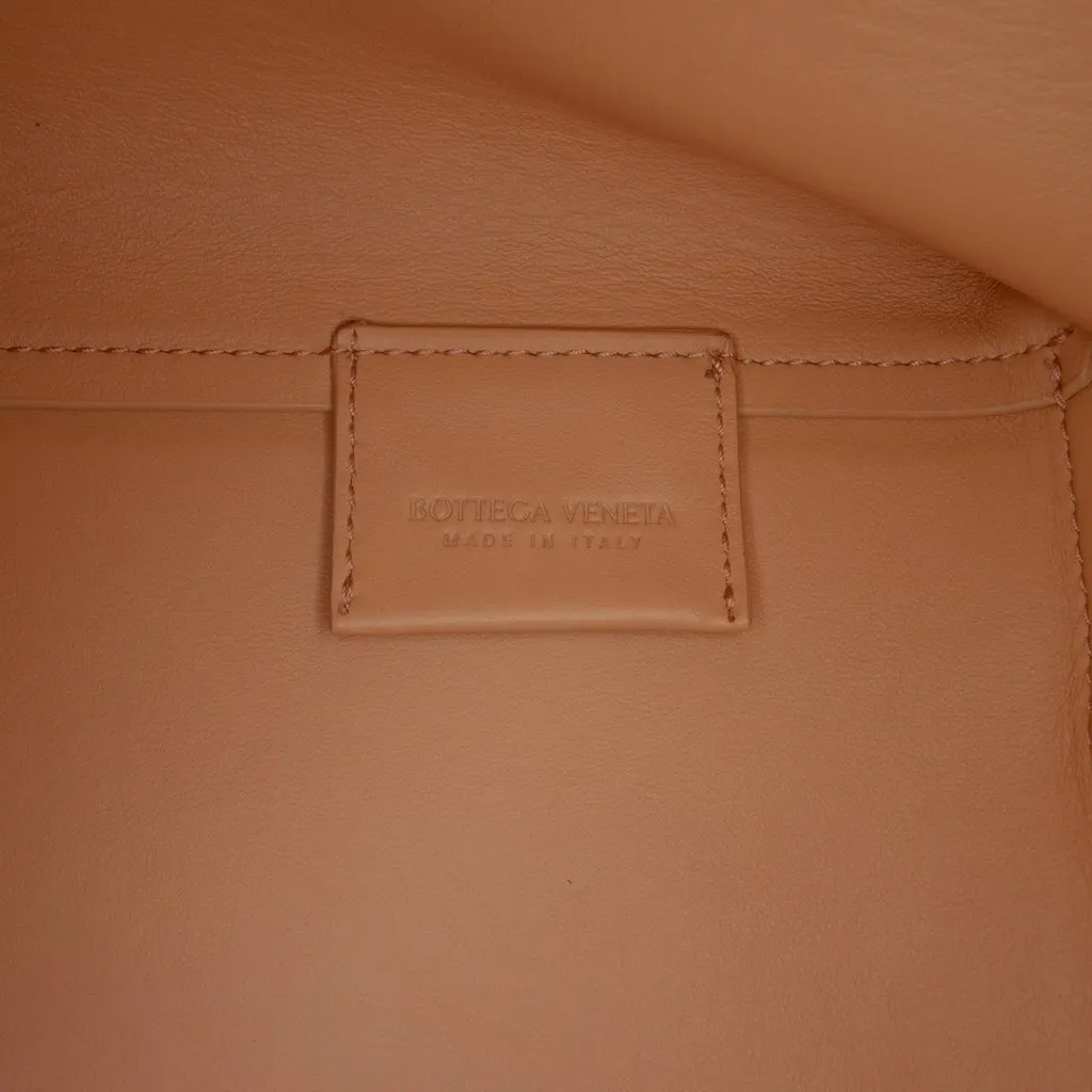 Bottega Veneta Medium Leather The Point Triangle Satchel Beige Leather Good - Box View