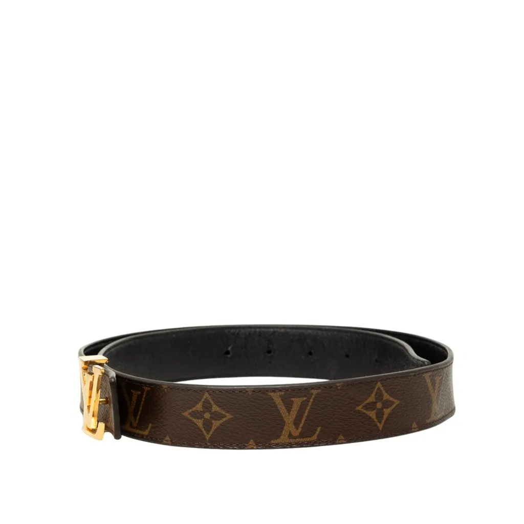 Louis Vuitton Monogram Initiales Reversible Belt Brown Very good - Back View