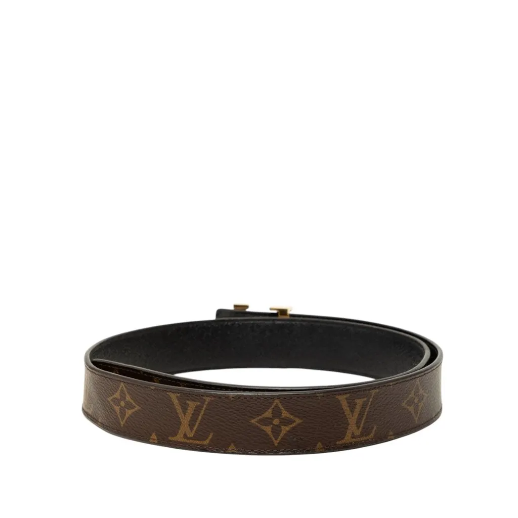 Louis Vuitton Monogram Initiales Reversible Belt Brown Very good - Inside View