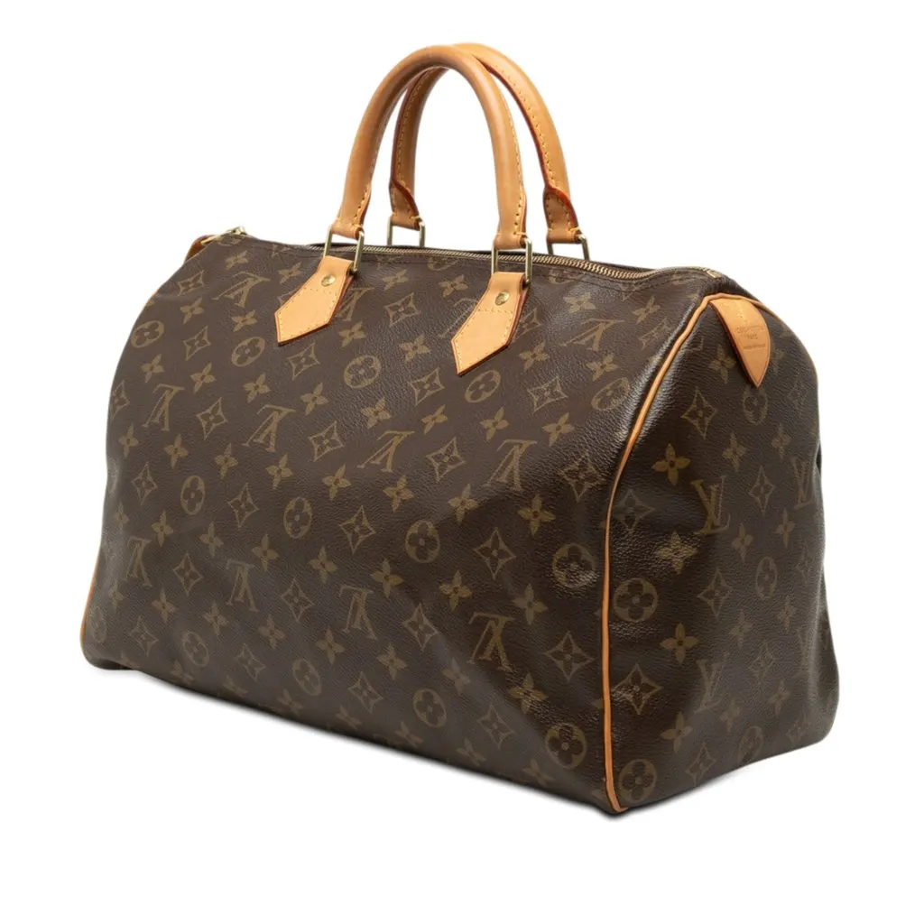 Louis Vuitton Monogram Speedy 35 Brown Very good - Back View