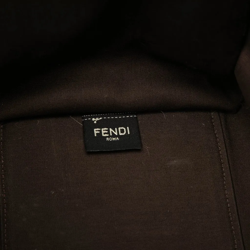 Fendi Medium Canvas Sunshine Shopper Tote Brown Very good - Box View