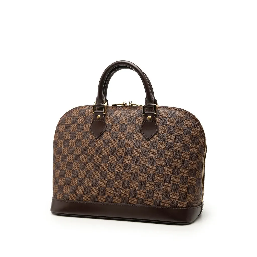 Louis Vuitton Damier Ebene Alma PM Brown Canvas Very good - Back View