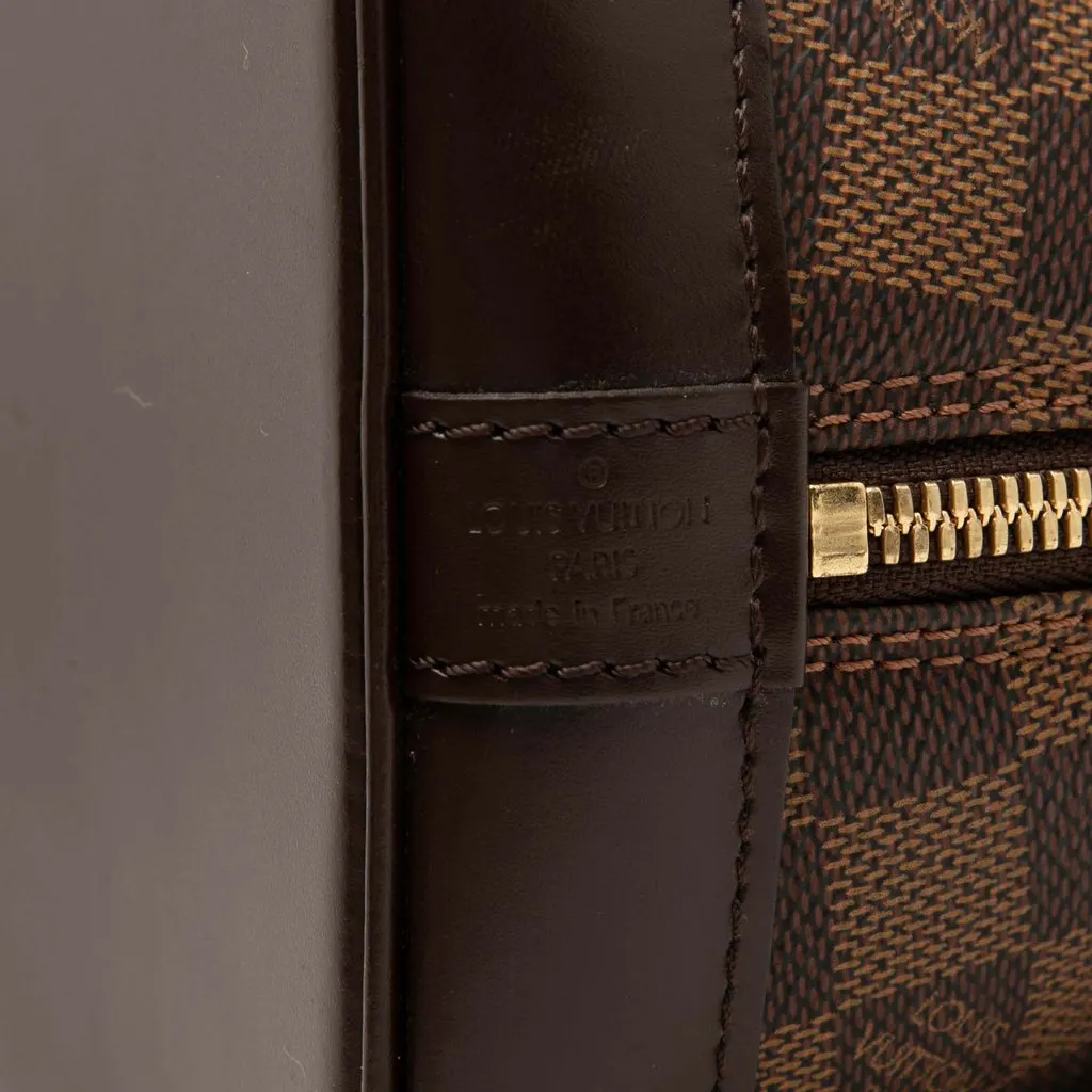 Louis Vuitton Damier Ebene Alma PM Brown Canvas Very good - Box View