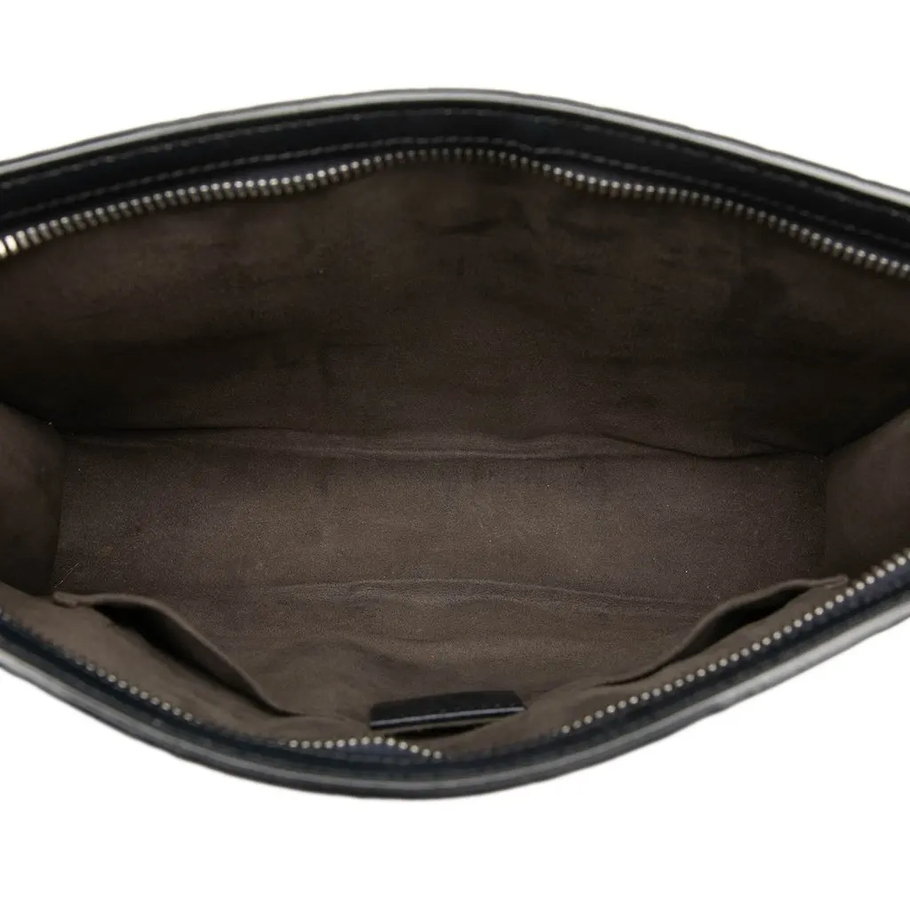 Gucci Guccissima Web Clutch Blue Leather Very good - Model View