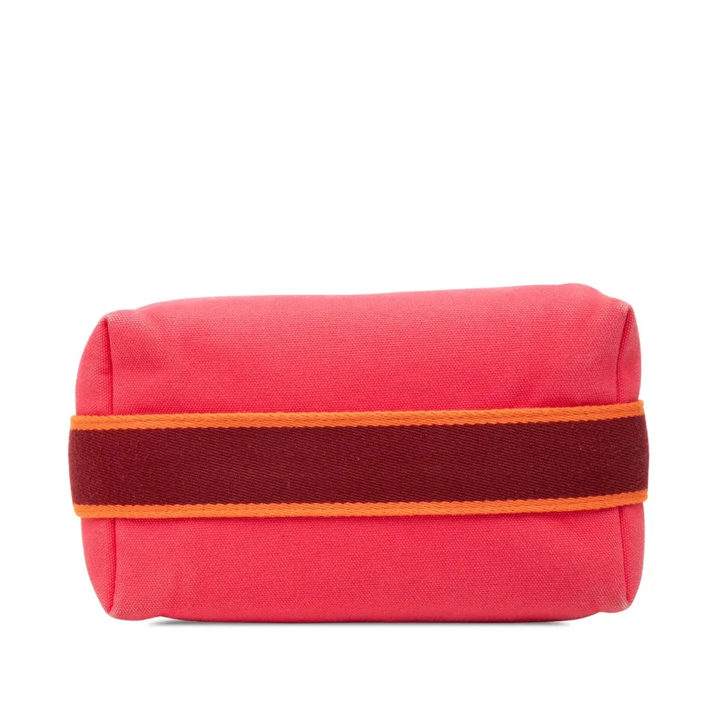 Hermès Small Toile Bride A Brac Case Pink Very good - Inside View