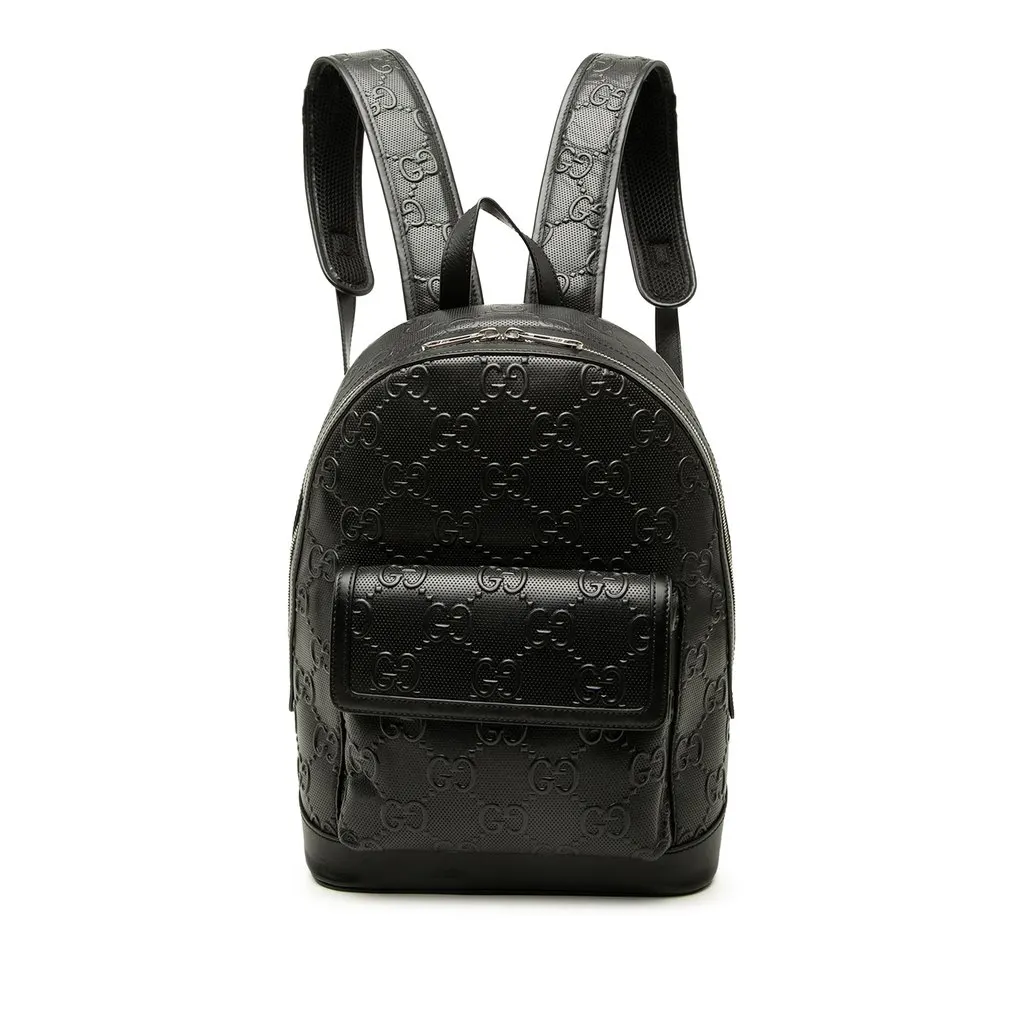 Gucci GG Embossed Calfskin Backpack