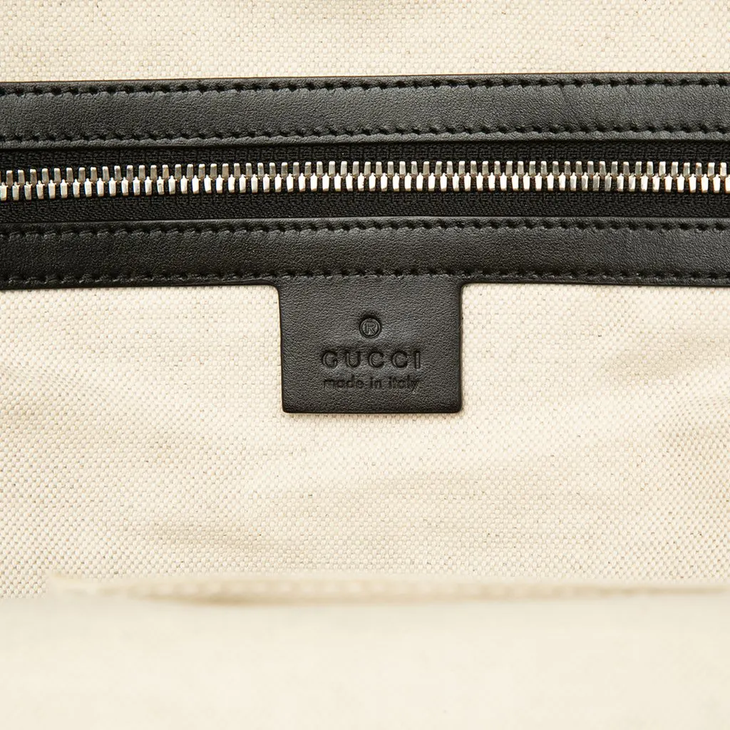 Gucci GG Embossed Calfskin Backpack Black Leather Very good - Box View