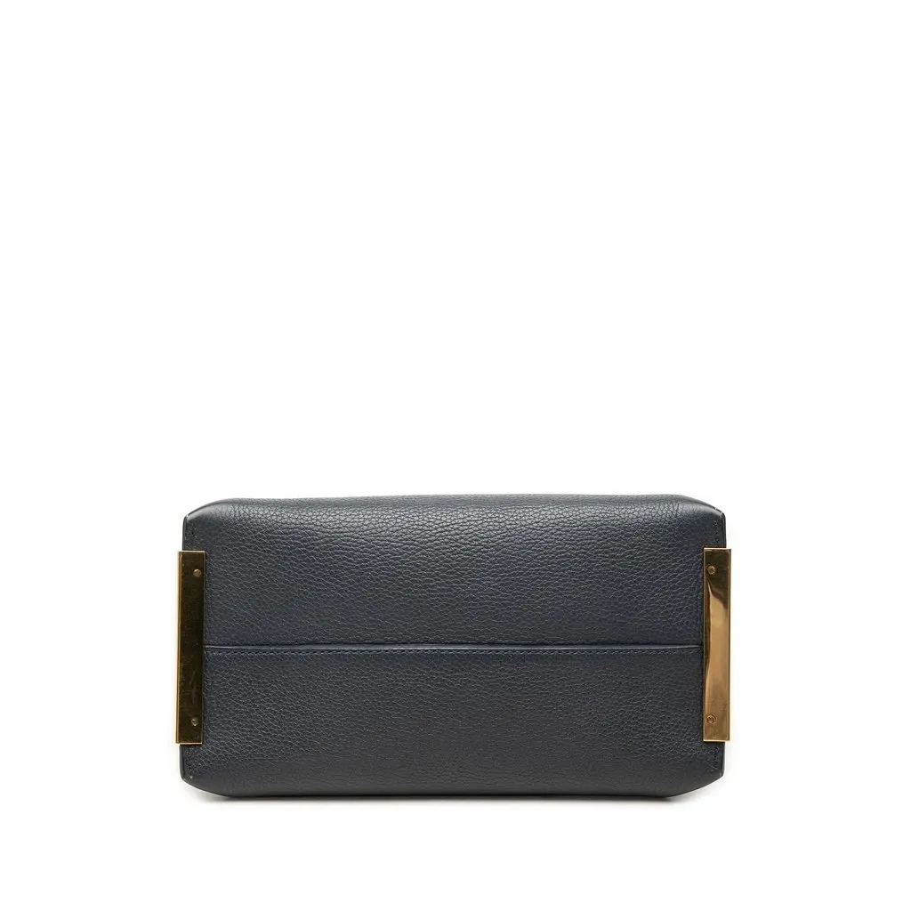 Chloé Small Tricolor Leather Clare Crossbody Blue Leather Very good - Inside View