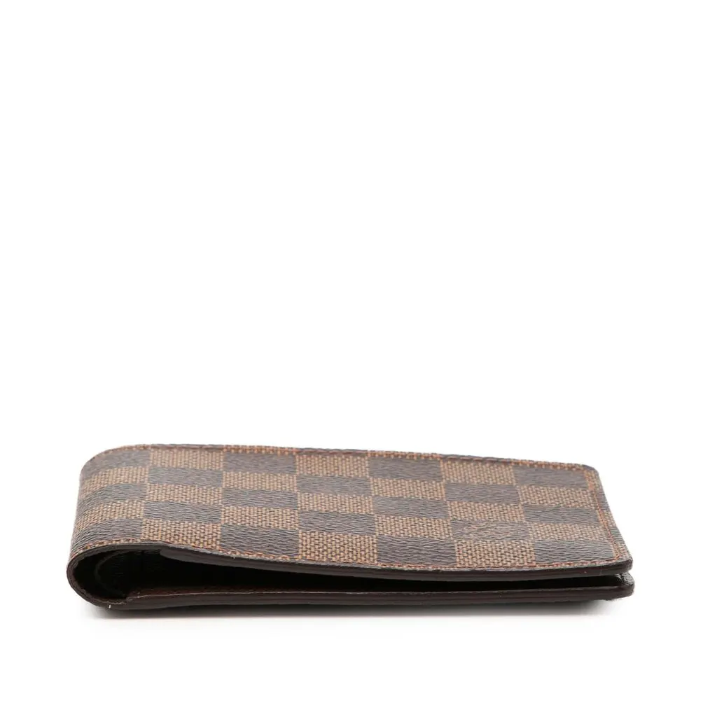 Louis Vuitton Damier Ebene Slender Wallet Brown Very good - Inside View
