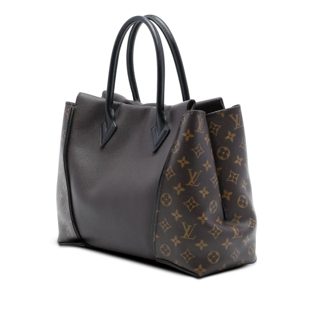 Louis Vuitton Monogram Veau Cachemire W PM Tote Brown Leather Very good - Back View