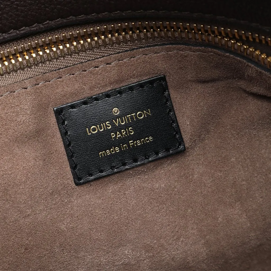 Louis Vuitton Monogram Veau Cachemire W PM Tote Brown Leather Very good - Box View