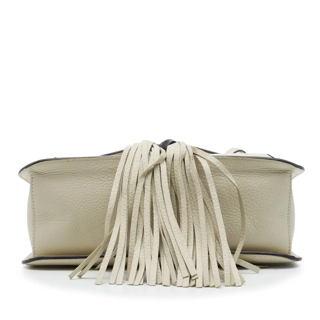Gucci Medium Leather Bamboo Daily Crossbody Brown Leather Very good - Inside View