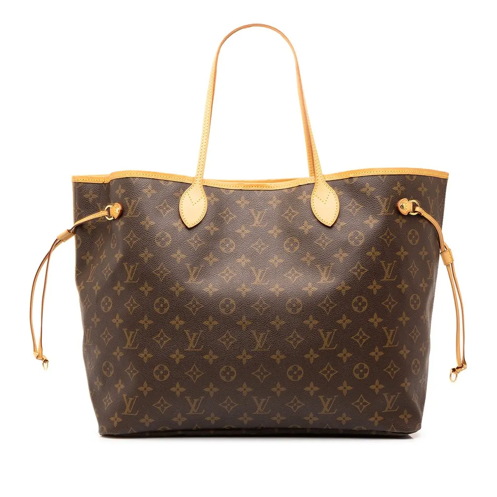 Louis Vuitton Monogram Neverfull GM Brown Canvas Very good - Front View