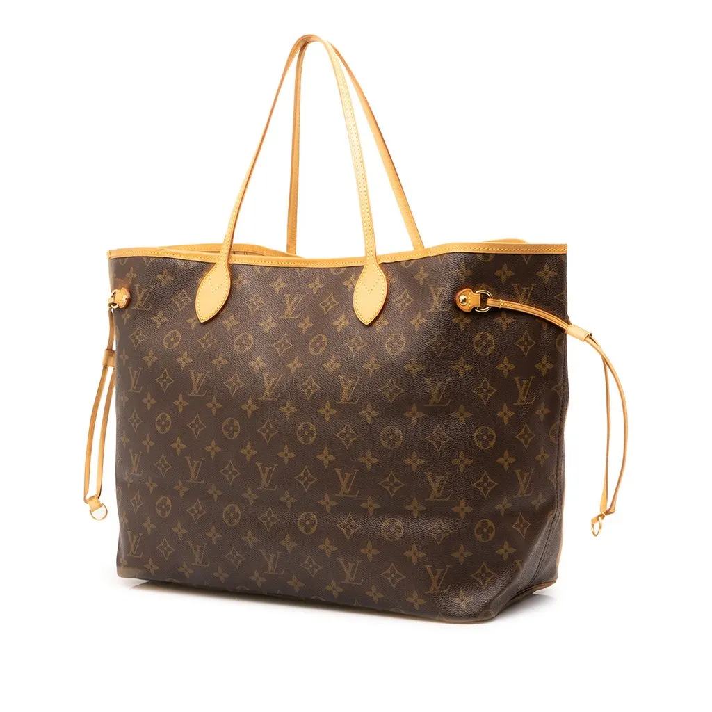 Louis Vuitton Monogram Neverfull GM Brown Canvas Very good - Back View