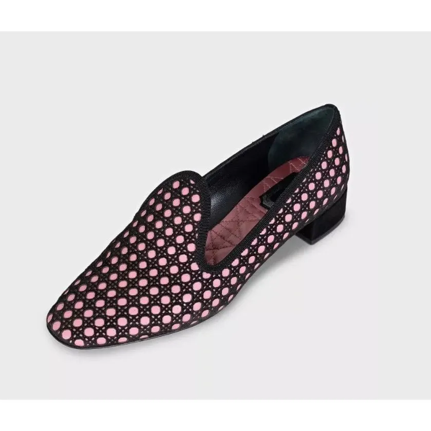 Dior Black Suede Perforated Ballet Flats Sz.37 Pre-owned Black Suede Good - Inside View
