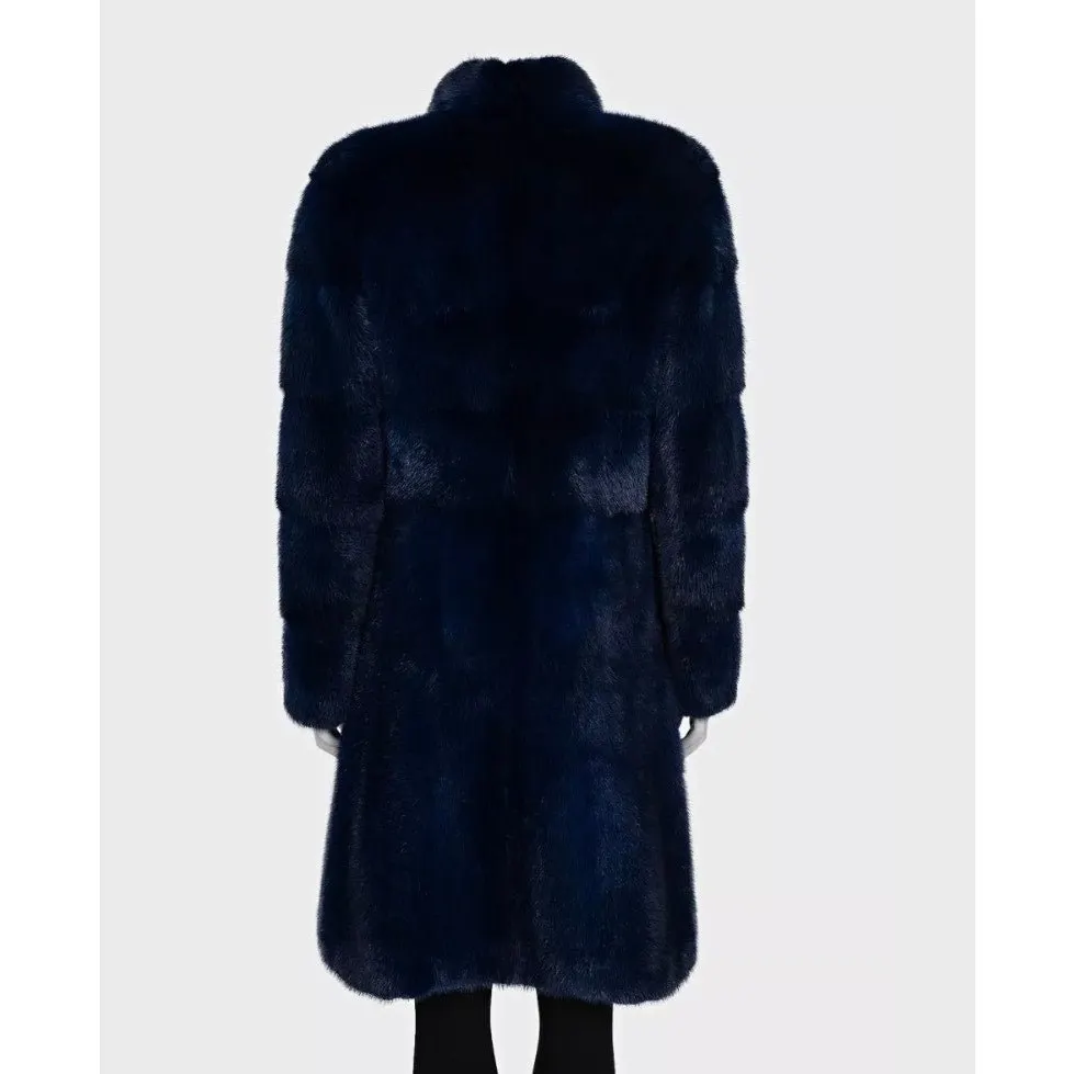 Unsigned Blue Coat, Size M Pre-owned Blue Good - Inside View