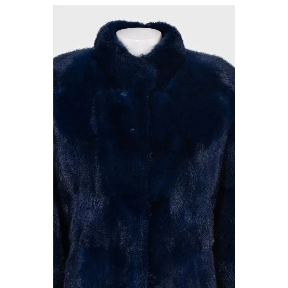 Unsigned Blue Coat, Size M Pre-owned Blue Good - Model View
