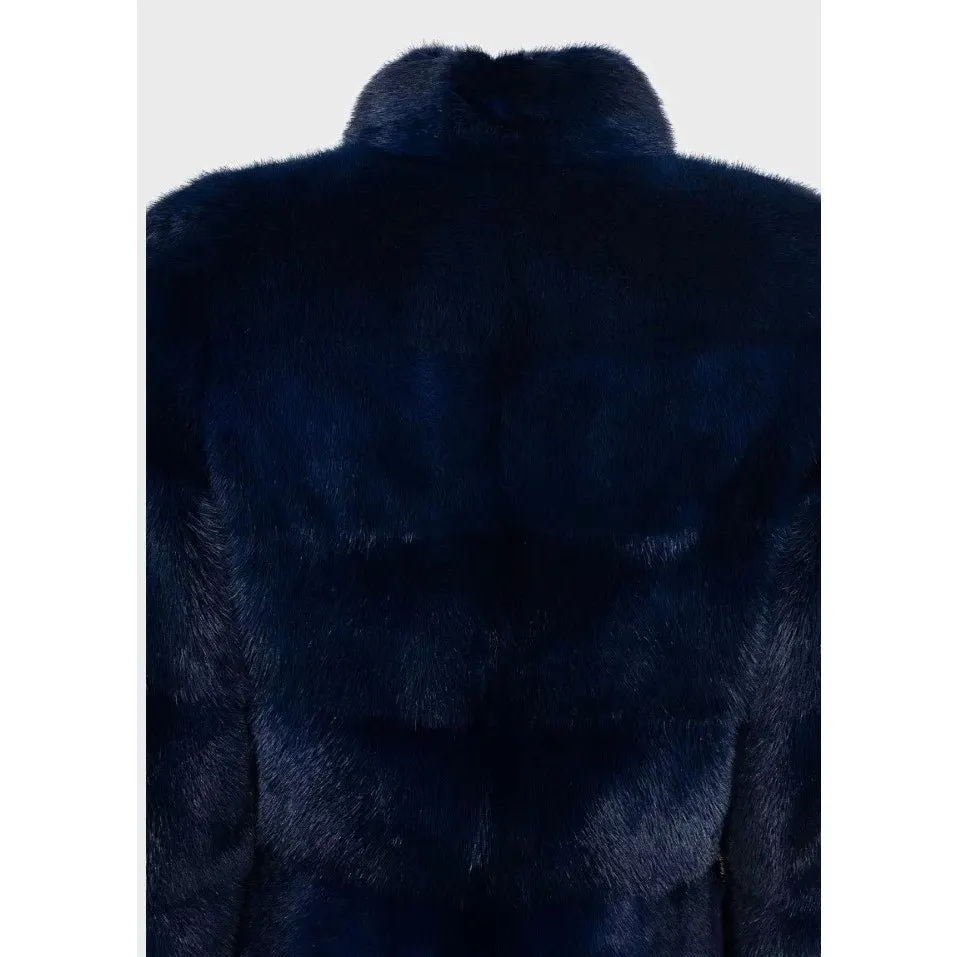 Unsigned Blue Coat, Size M Pre-owned Blue Good - Box View