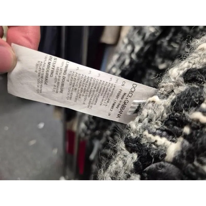 Dolce & Gabbana Wool Blend Collarless | Libas Collective
