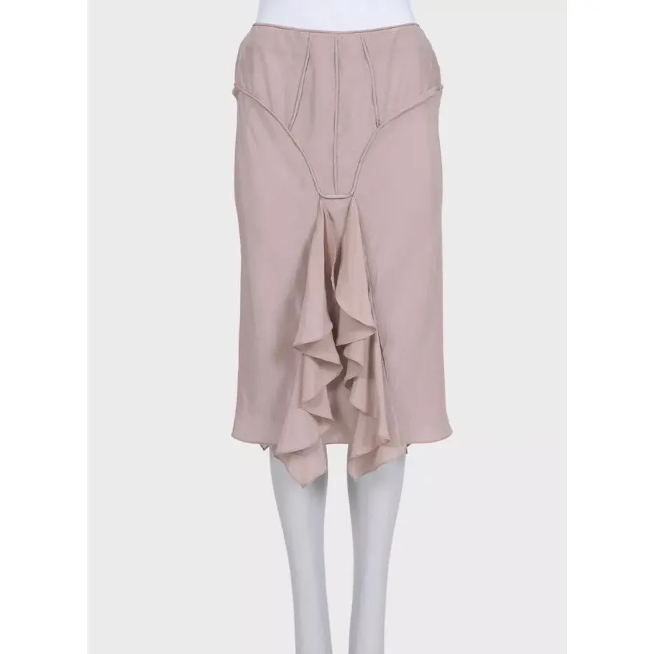 Saint Laurent by Tom Ford Vintage Pink Suit Set S Pre-owned Pink Good - Model View