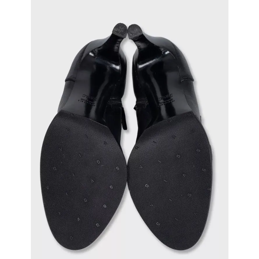 Gucci NWOB Gucci Black Leather Pumps EU 38.5 Pre-owned Black Leather Never worn - Box View