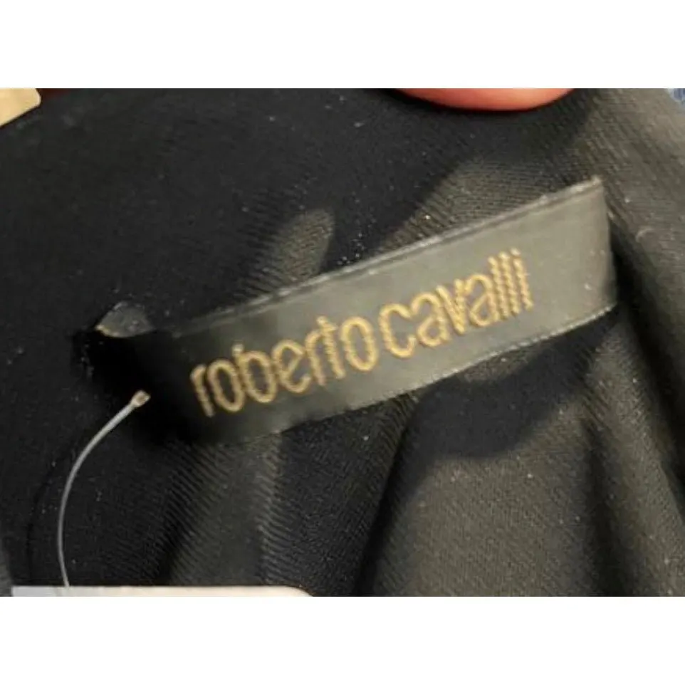 Roberto Cavalli Black Cocktail Dress Sz.S Pre-owned Black Good - Box View