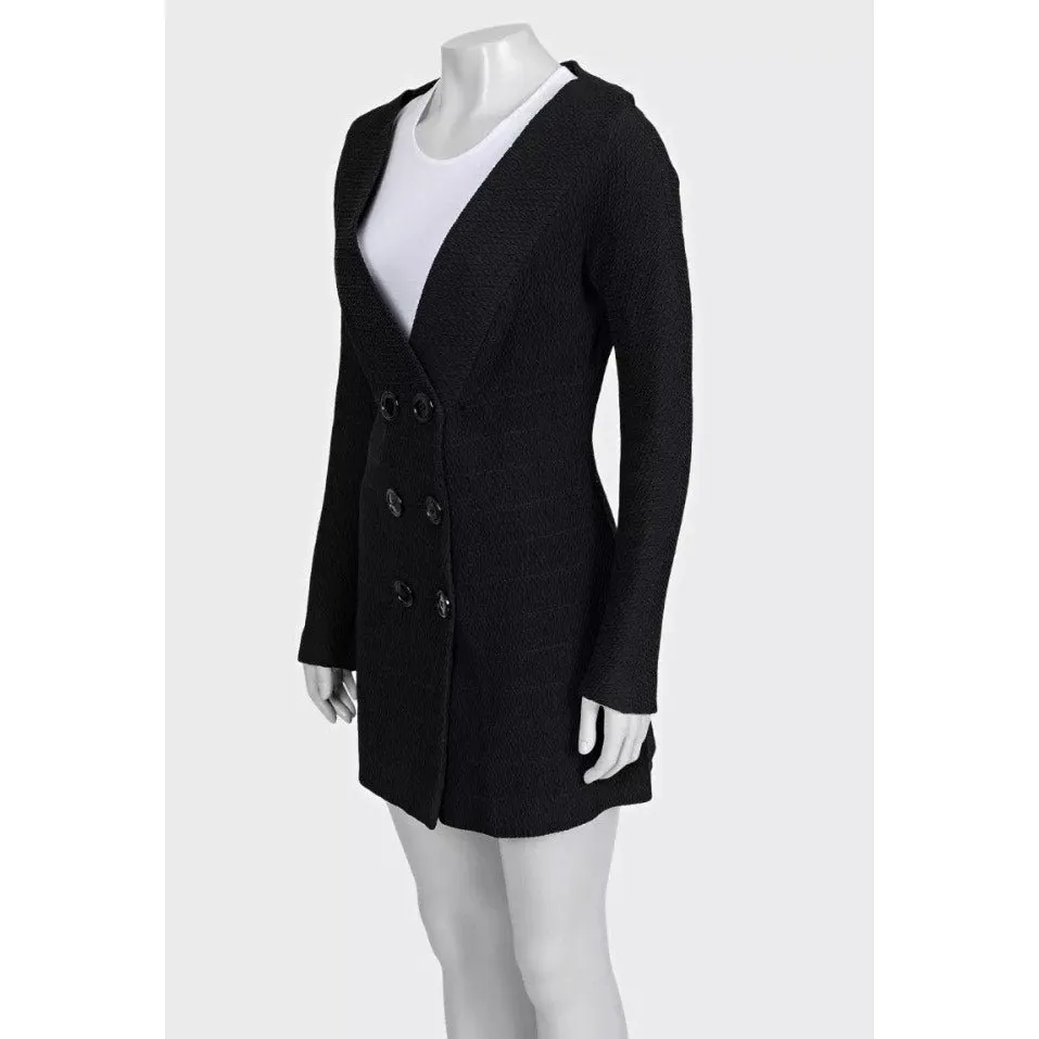 Gianfranco Ferré Black Skirt Suit Sz.44/L pre-owned Black Cotton Good - Back View