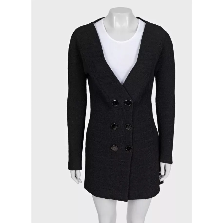 Gianfranco Ferré Black Skirt Suit Sz.44/L pre-owned Black Cotton Good - Box View