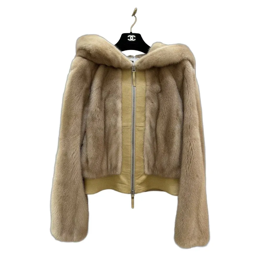 Dior Christian Jacket with Oversized Hood Sz.40 Pre-owned