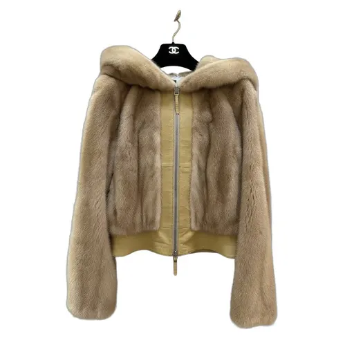 Dior Christian Jacket with Oversized Hood Sz.40 Pre-owned