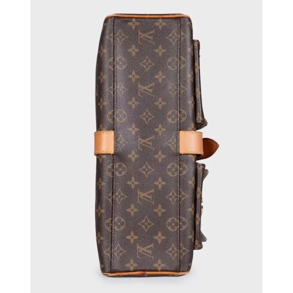 Louis Vuitton Manhattan GM Monogram Tote Bag Pre-owned MultiColor Canvas Good - Model View