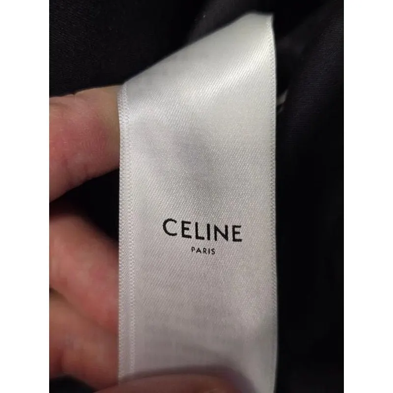 Celine NWT Celine Blue Lambskin Leather Cropped Jacket Sz.38/M Pre-owned Blue Leather Never worn, with tag - Box View
