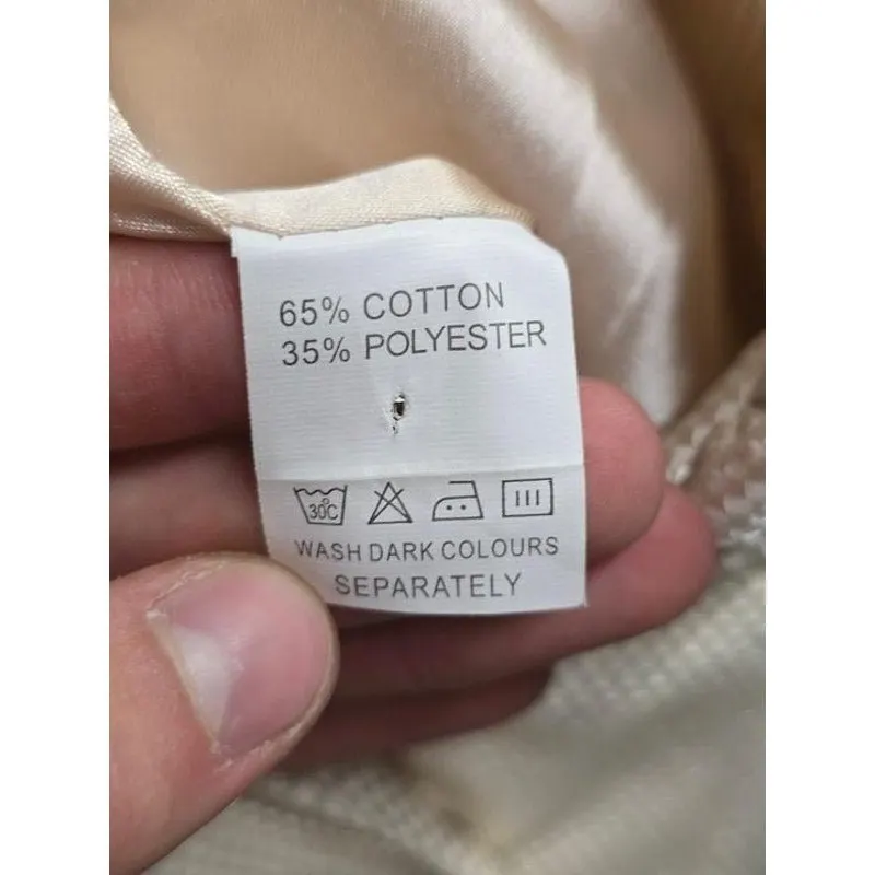Chloé White Fitted Jacket with Voluminous Collar Sz.40 Pre-owned White Cotton Good - Box View
