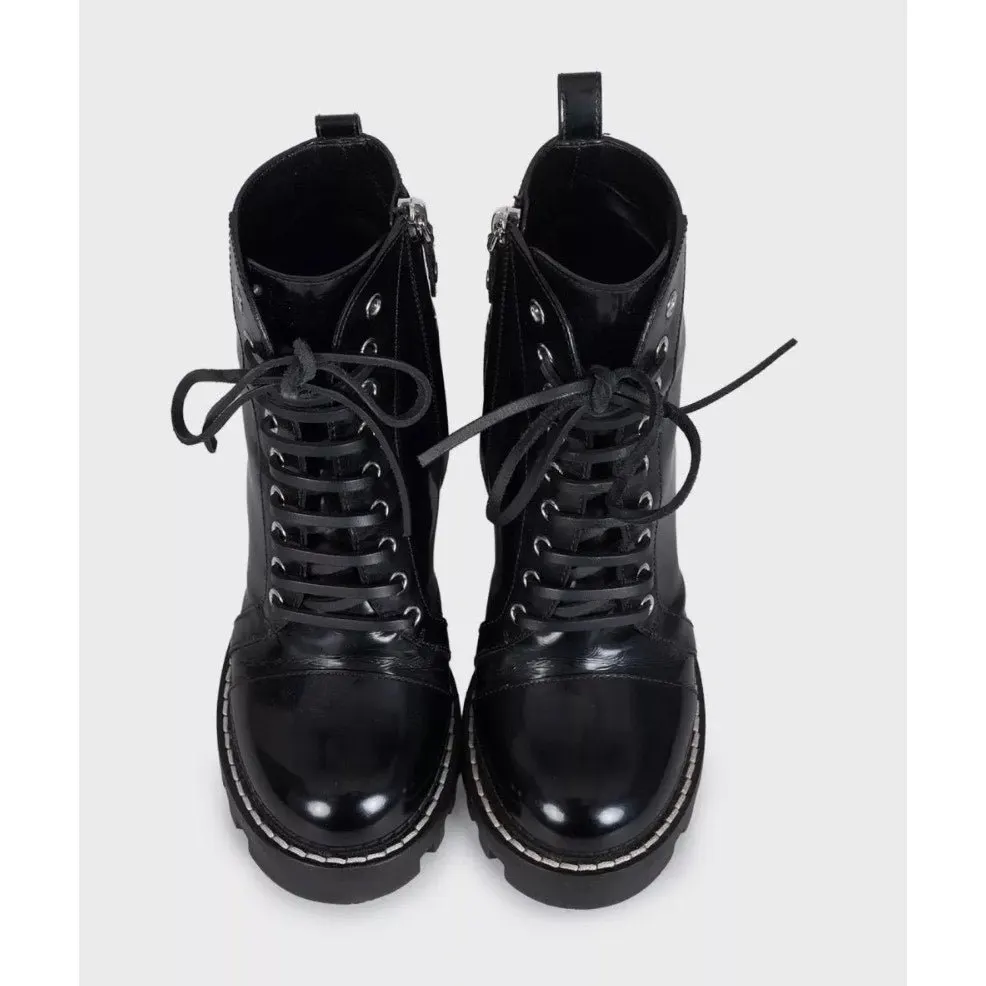 Louis Vuitton Star Trail Monogram Ankle Boots Sz.38.5 pre-owned Black Leather Good - Back View
