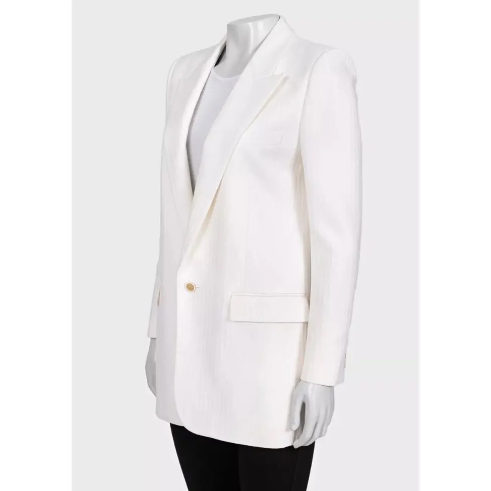 Saint Laurent NWOT Saint Laurent White Blazer  Sz.38 Pre-owned White Wool Never worn - Back View