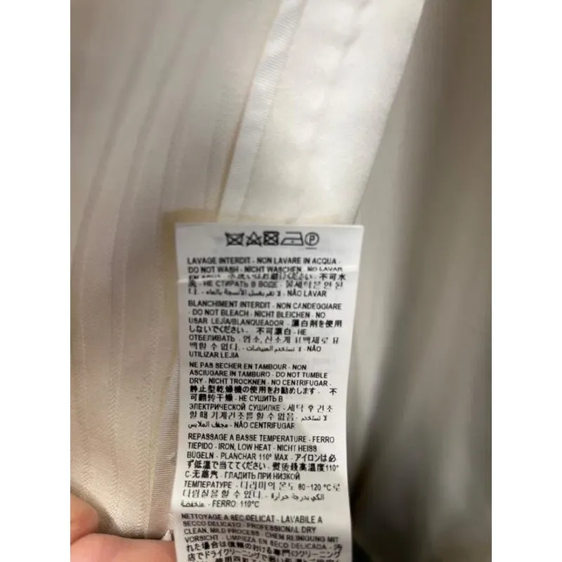Saint Laurent NWOT Saint Laurent White Blazer  Sz.38 Pre-owned White Wool Never worn - Box View