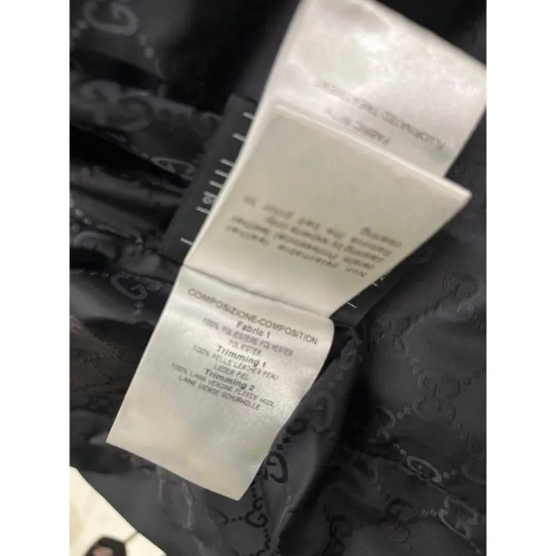 Gucci Black Fitted Jacket Sz.40 Pre-owned Black Wool Good - Box View