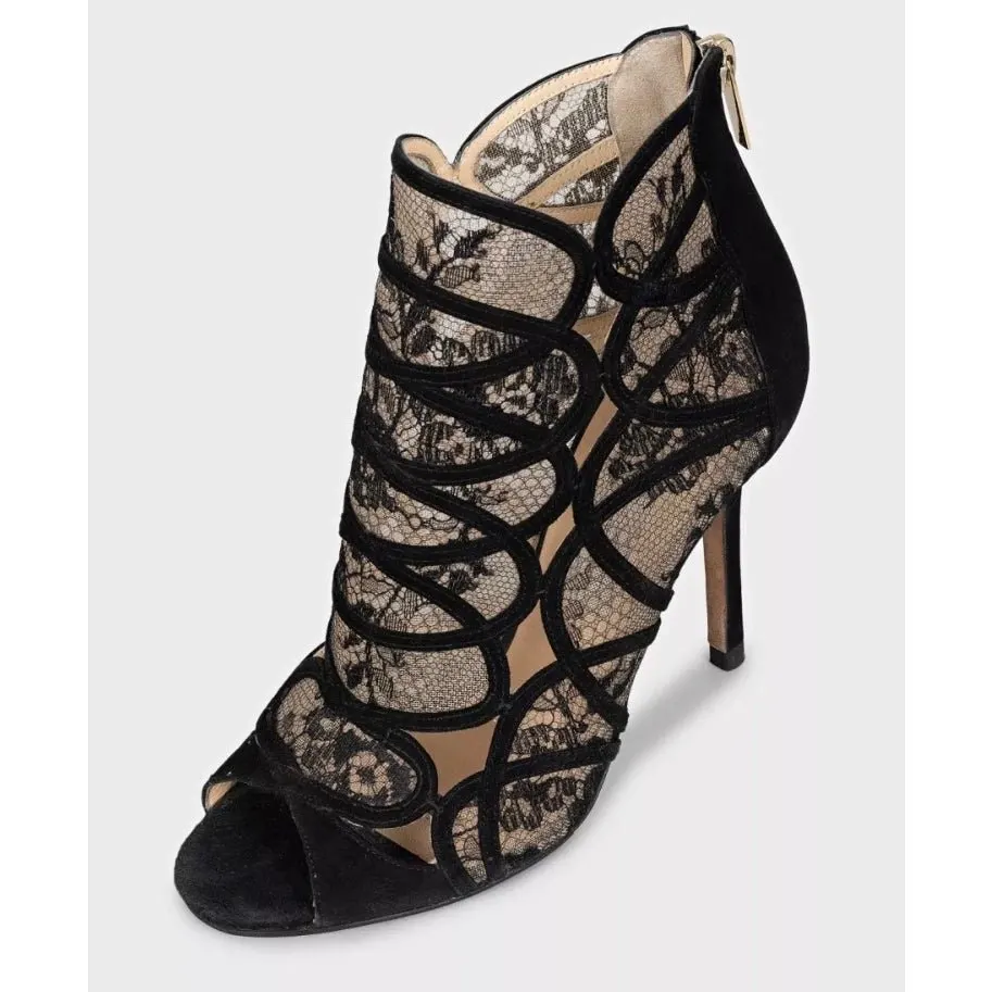 Jimmy Choo Black Suede Ankle Boots - EU 37 Pre-owned Black Suede Good - Inside View