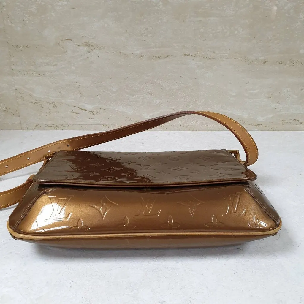Louis Vuitton Louis Vuitton Brown Vernis Thompson Street Shoulder Bag Pre-Owned Brown Leather Good - Box View