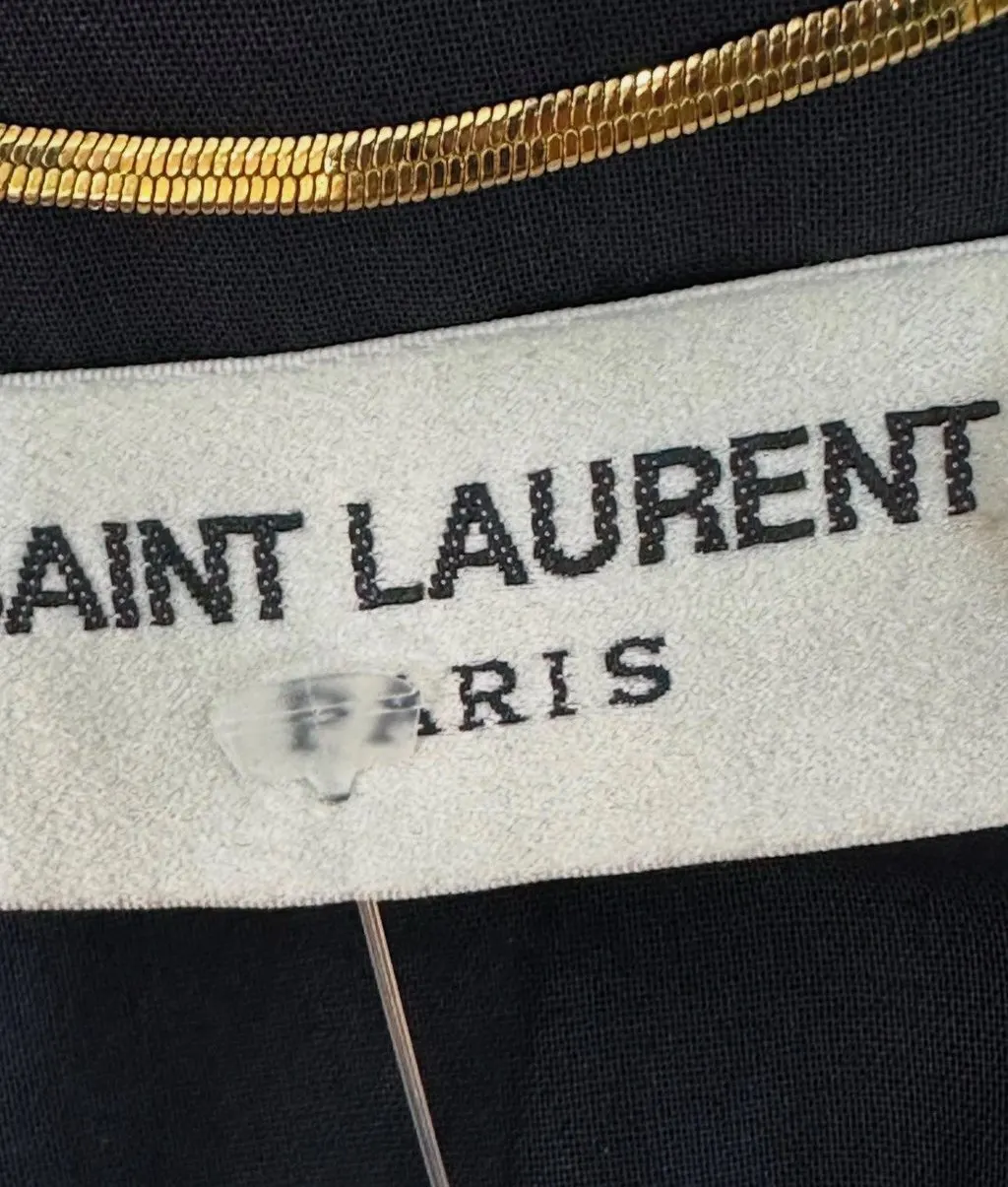 Saint Laurent Saint Laurent  Mid-length dress Sz.38 Pre-Owned White Good - Model View
