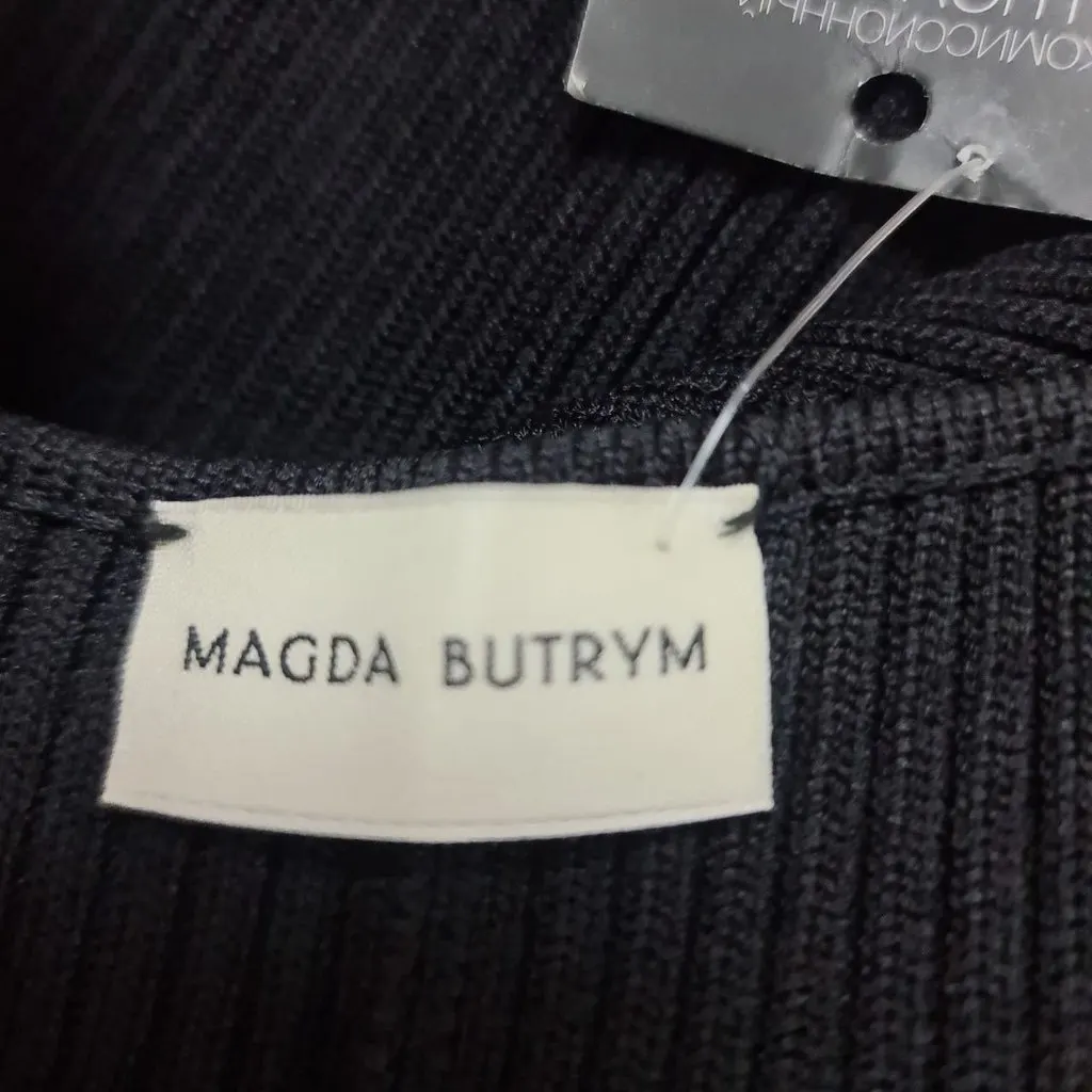 Magda butrym Stpaps Knitted Dress Sz.38 Pre-owned Black Good - Box View