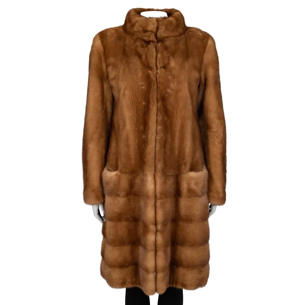 Celine Vintage Coat Sz.40 Pre-owned Brown Good - Front View