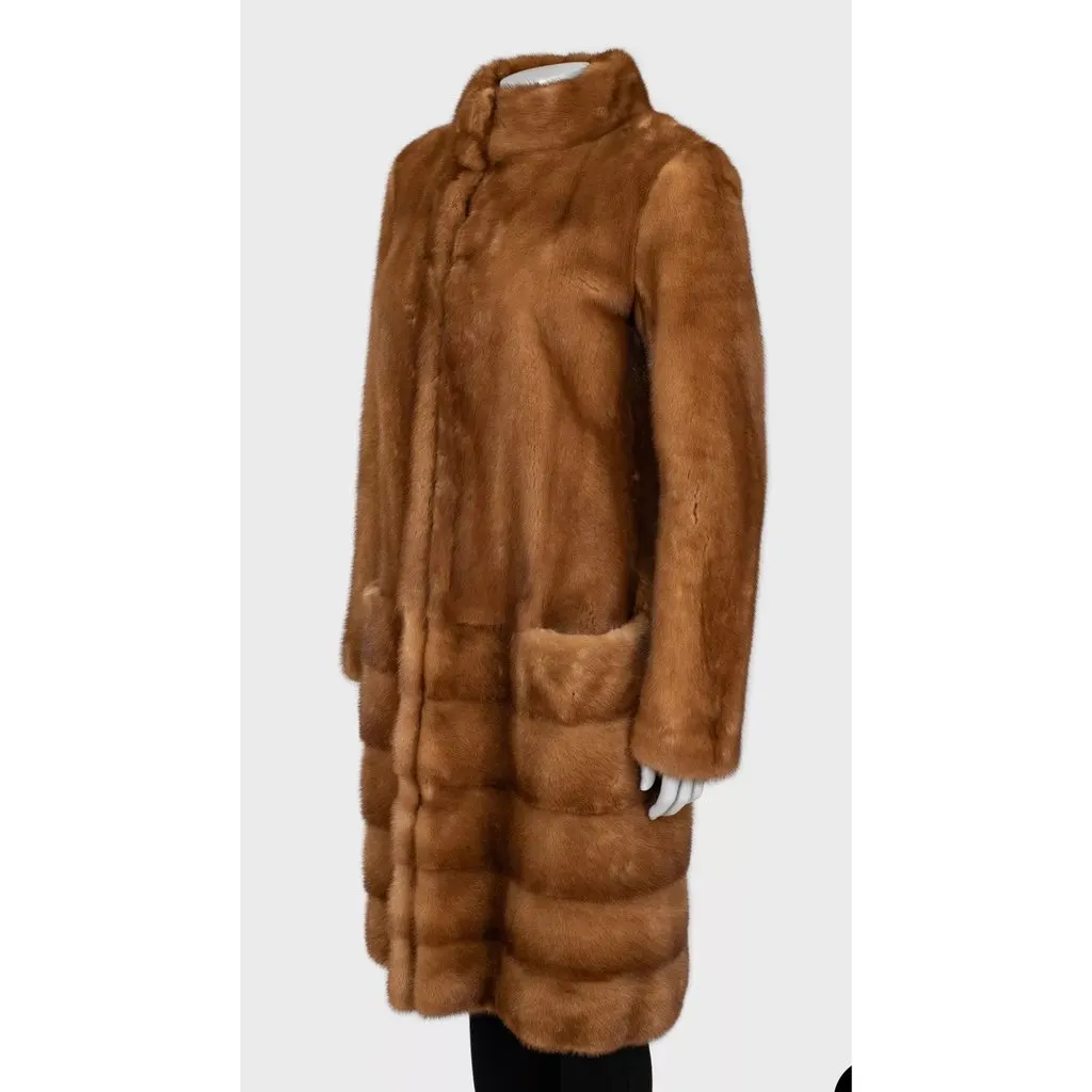 Celine Vintage Coat Sz.40 Pre-owned Brown Good - Back View