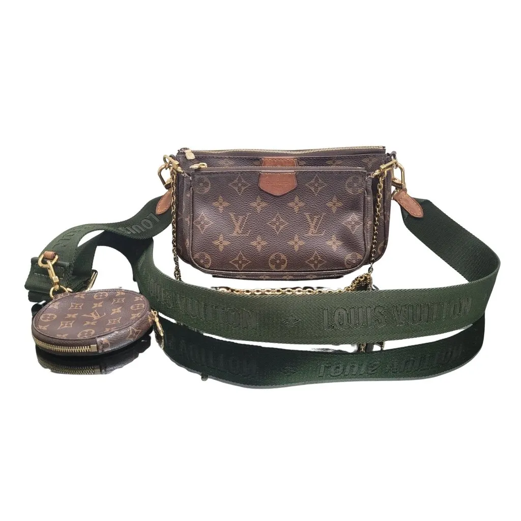 Louis Vuitton Multi Pochette Accessoires Crossbody Bag pre-owned Brown Good - Front View