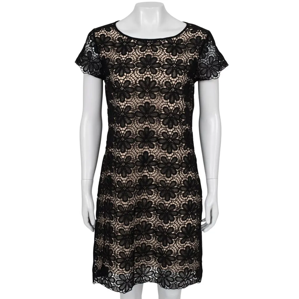 Dior Christian Dior A-Line Woven Dress - IT48 / XXL (Runs Small) Pre-owned Black Wool Good - Front View