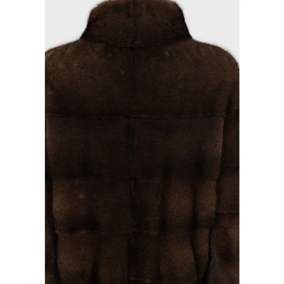 Unsigned Manzari Brown  Coat  Sz.46/ XXL Pre-owned Brown Good - Box View