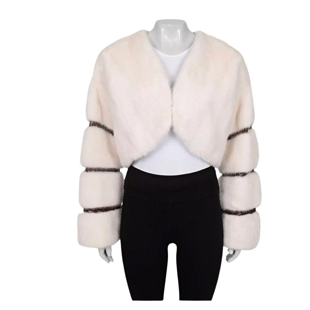 ZILLI White Cropped Jacket IT40 | S Pre-owned White Good - Front View
