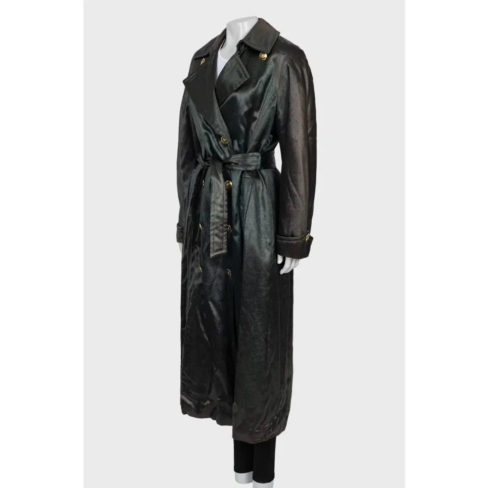 Escada Vintage Escada Green Coat - EU36 / S Pre-owned Green Good - Back View