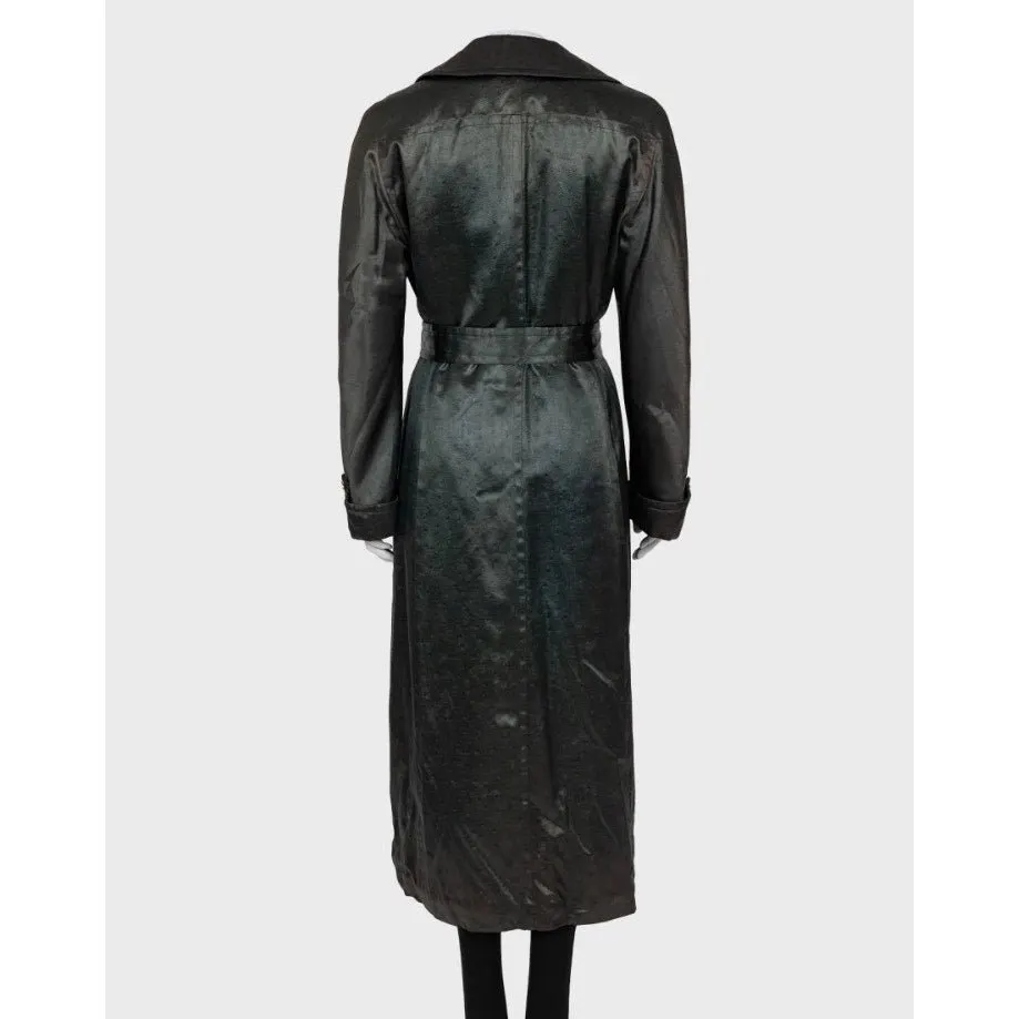 Escada Vintage Escada Green Coat - EU36 / S Pre-owned Green Good - Inside View