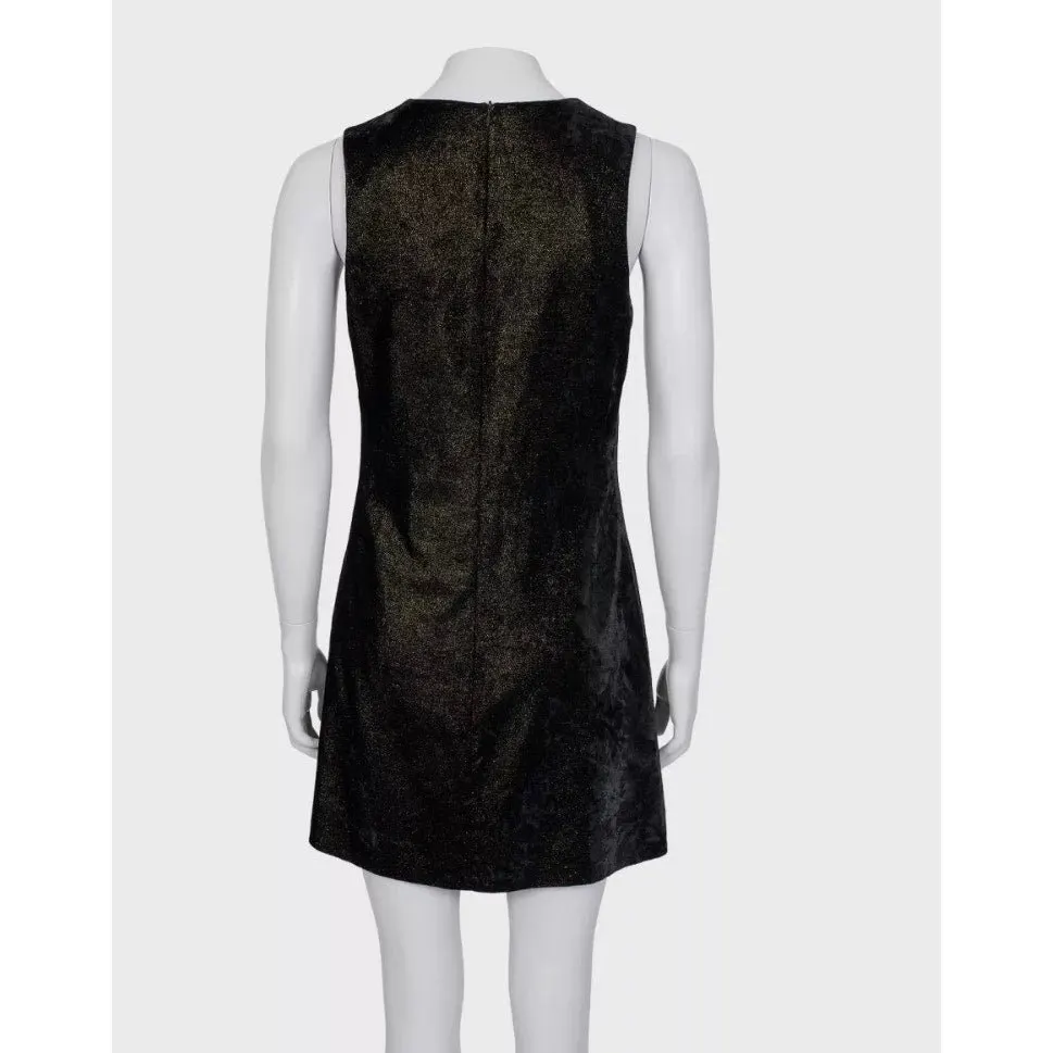 Versace Vintage Versace Versus Black Fitted Dress - Size 44/L Pre-owned Black Good - Inside View
